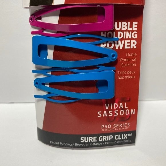 Vidal Sassoon Hair Clip Barrettes Secure Hold 4pks main image 13